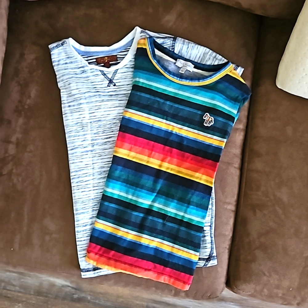 Bundle of 2 designer tshirts, size 6